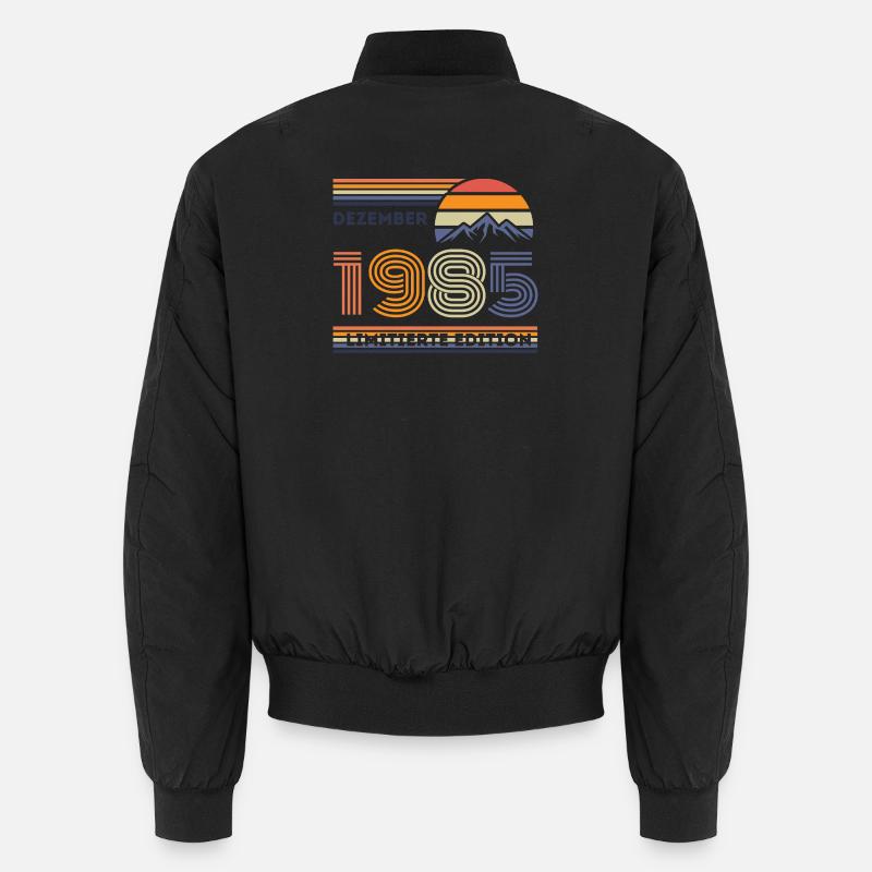 Vintage Geburtstag – Dezember 1985 Unisex Bomberjacke
