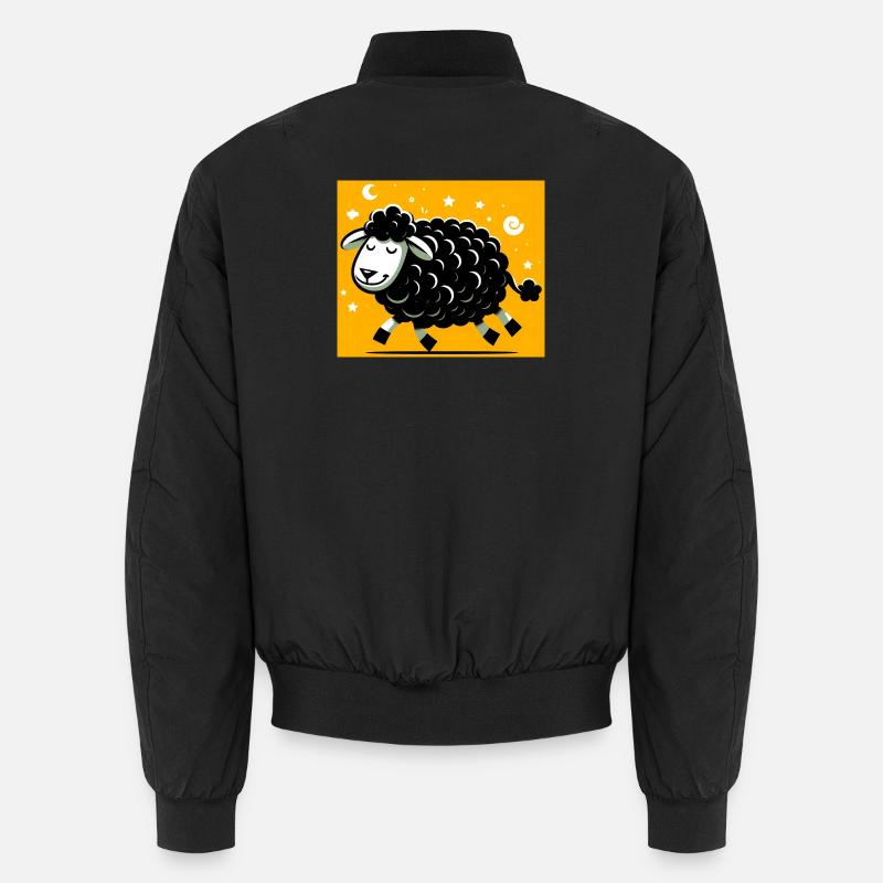 Black Sheep Unisex Bomber Jacket