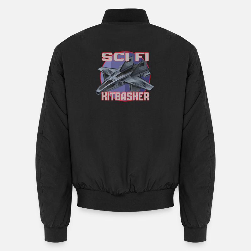 Conception de jet SciFi Kitbasher Bomber unisexe