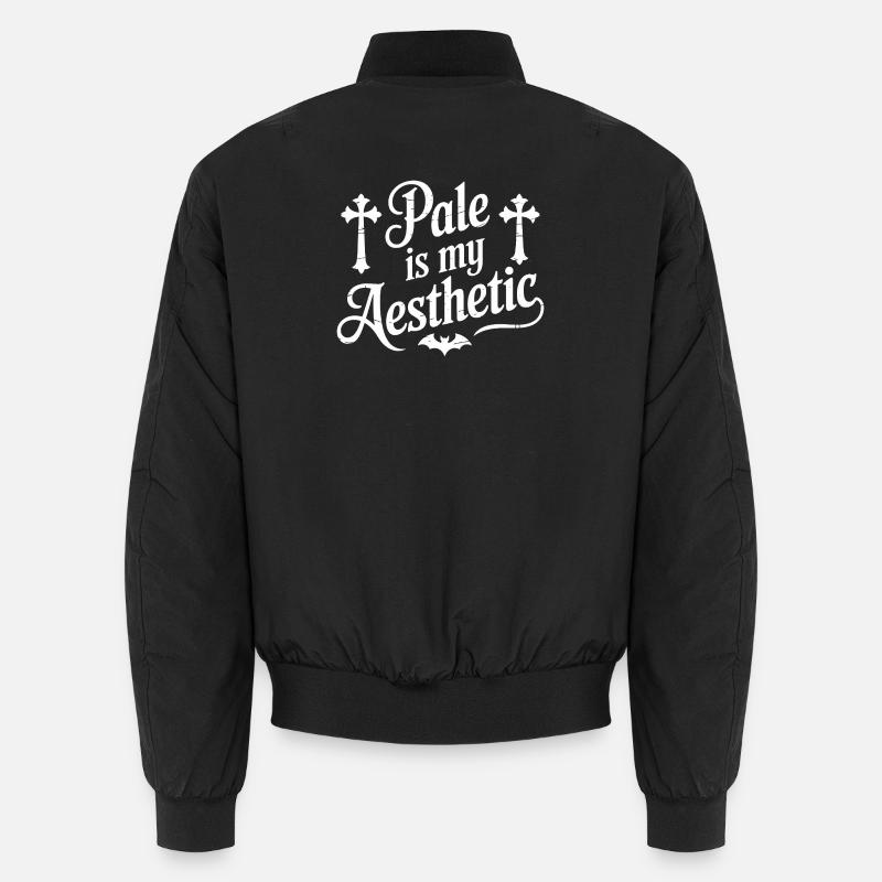 Blass ist meine Ästhetik Unisex Bomberjacke
