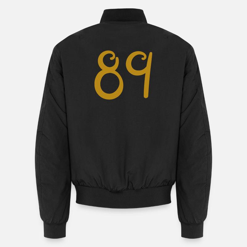 89 - Unisex Bomber Jacket - black
