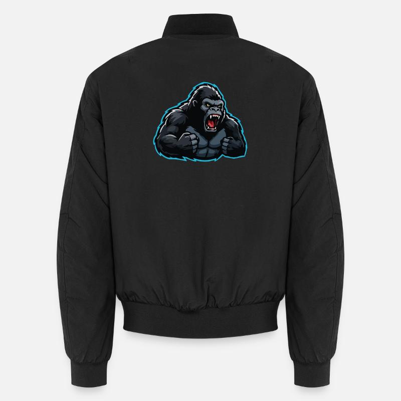 Esports Gorilla Stil - Unisex Bomberjacke - Schwarz