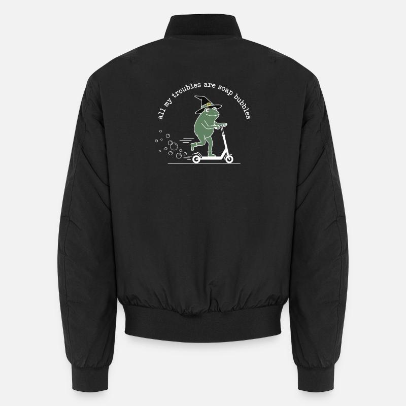 All My Troubles Are Soap Bubbles Unisex Bomber Jacket