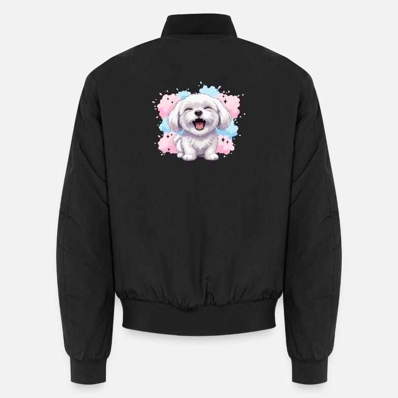 Éclaboussure pastel joyeuse et duveteuse Bomber unisexe