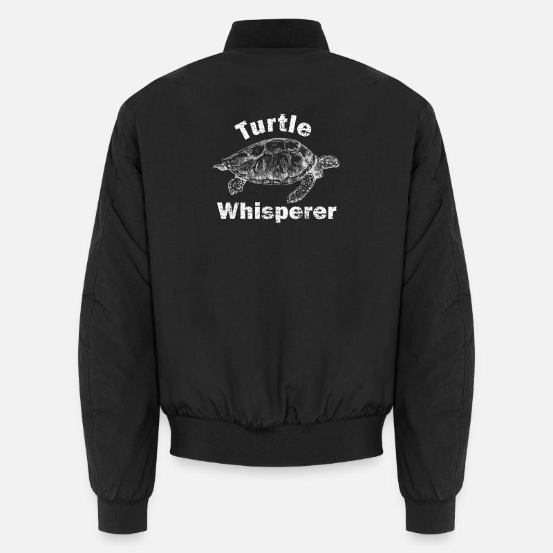 turtle - Unisex Bomber Jacket - black