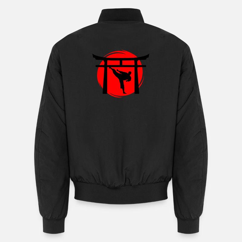 Yokogeri Torii - Unisex Bomber Jacket - black