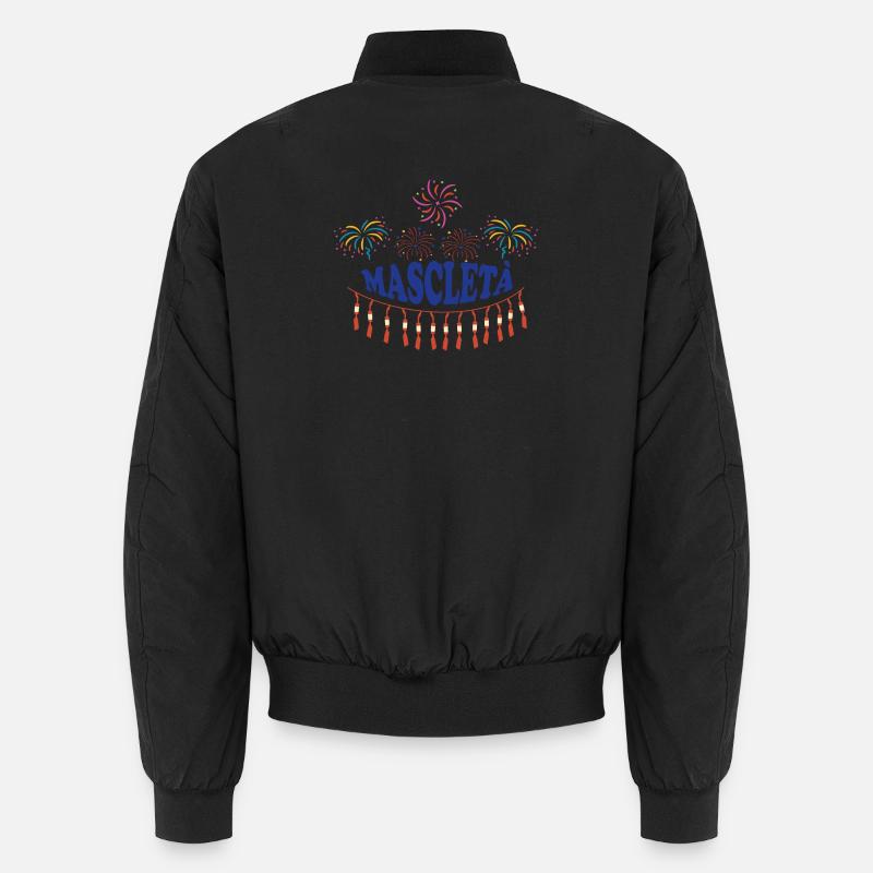 Mascletà Fireworks - Unisex Bomber Jacket - black