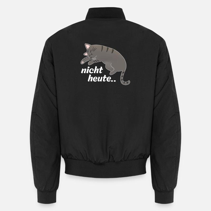 Nicht heute Katze Unisex Bomberjacke