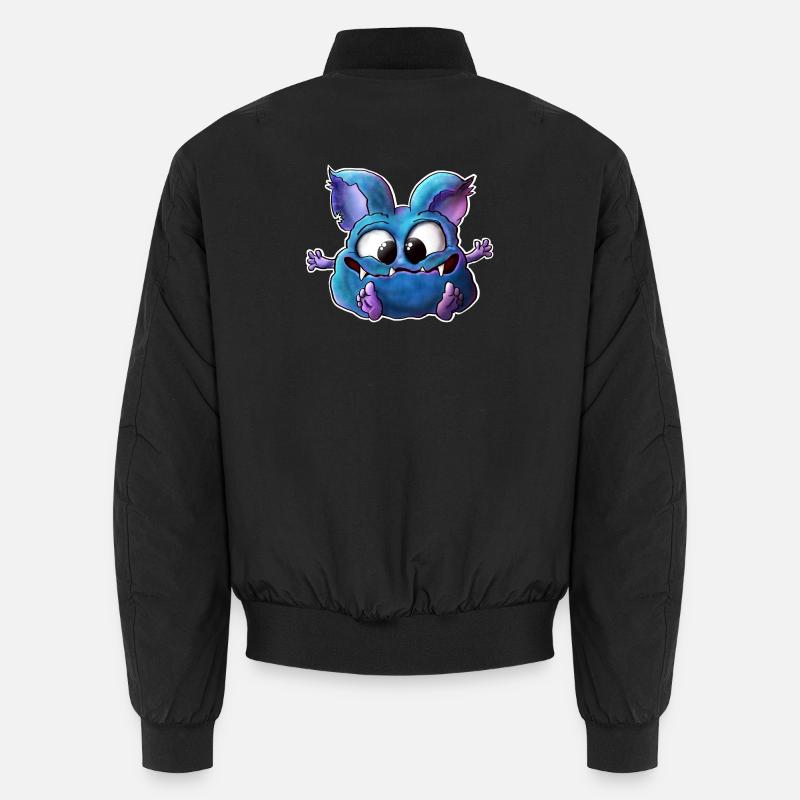 lass dich umarmen…. KuschelMonster - Unisex Bomberjacke - Schwarz
