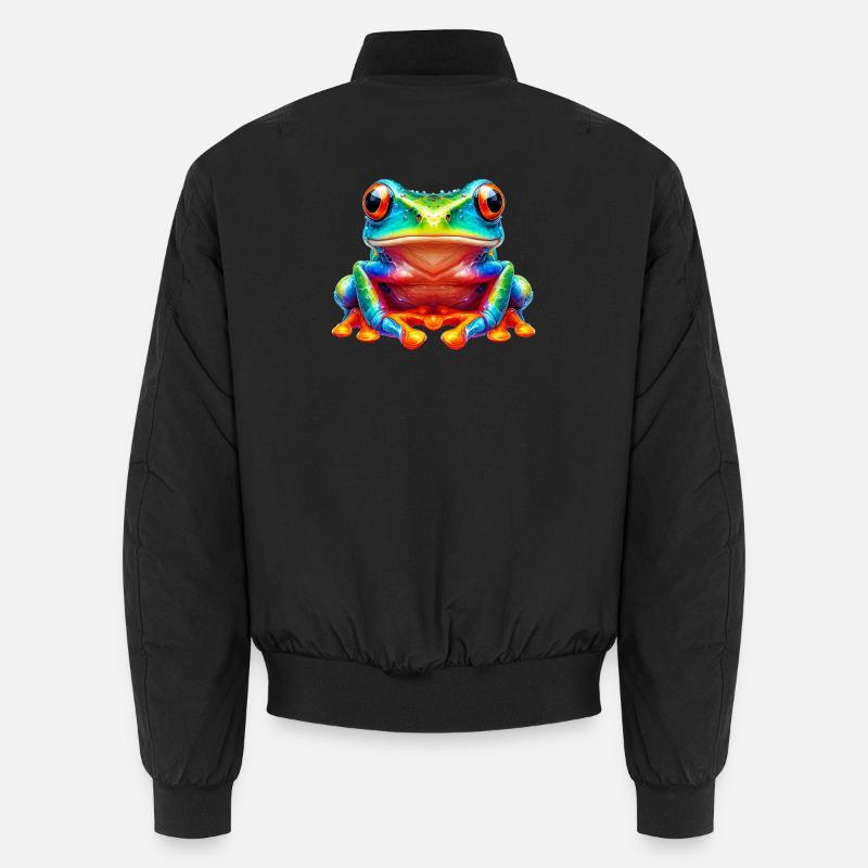 Frosch - Unisex Bomberjacke - Schwarz