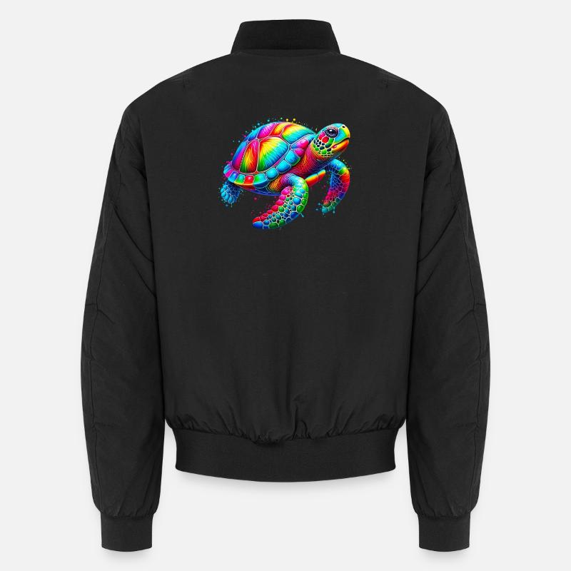 Tortue - Bomber unisexe - noir