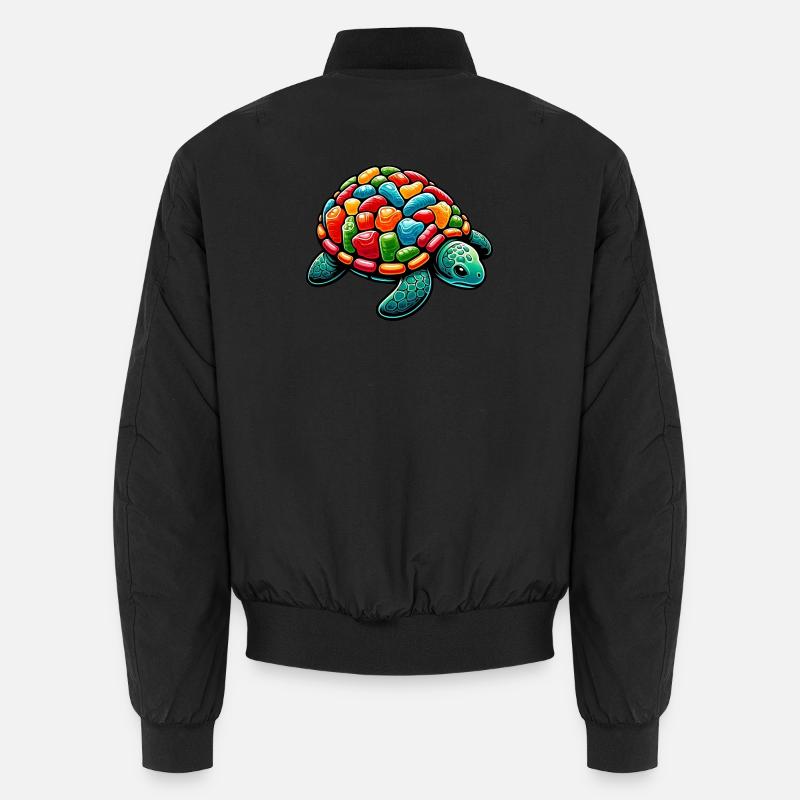 Tortue - Bomber unisexe - noir