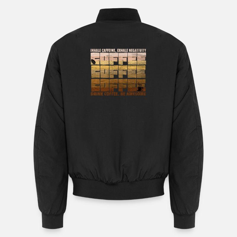 Coffee lover saying coffee break coffee in the office Unisex Bomber Jacket
