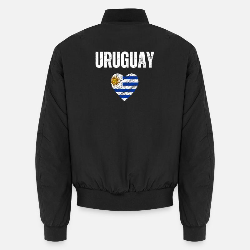 J’adore l’Uruguay, drapeau de l’Uruguay Bomber unisexe