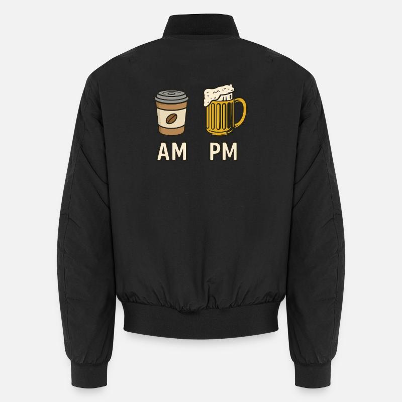 Kaffeebier Unisex Bomberjacke