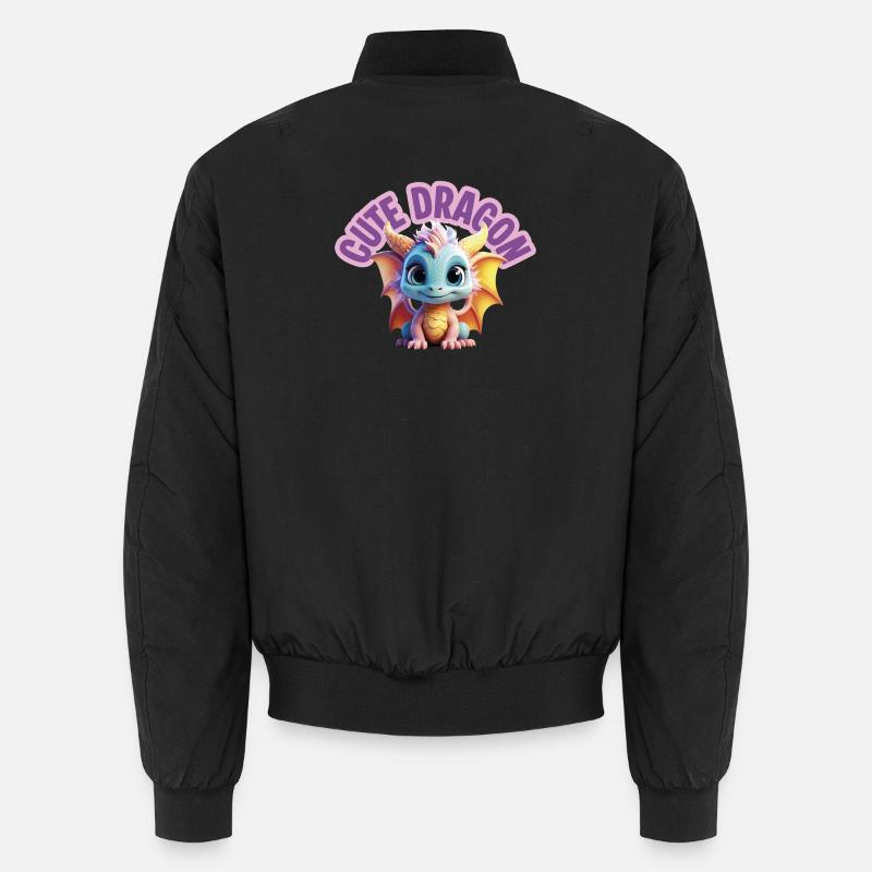 Niedlicher Drache Unisex Bomberjacke
