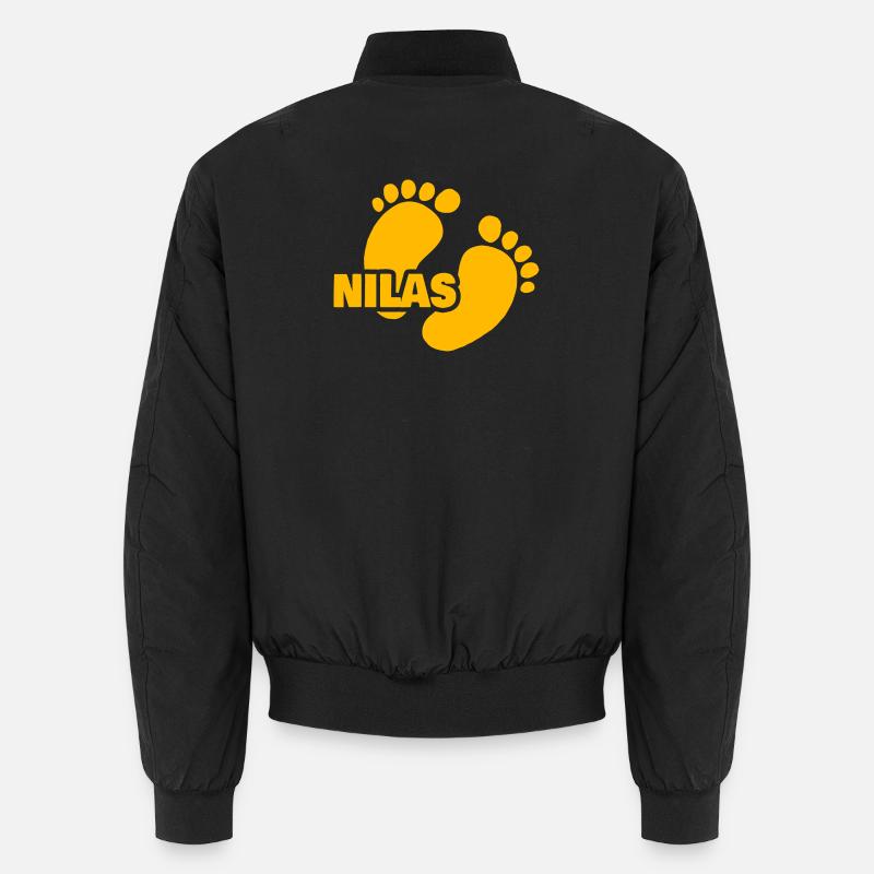 Nilas - Unisex Bomber Jacket - black