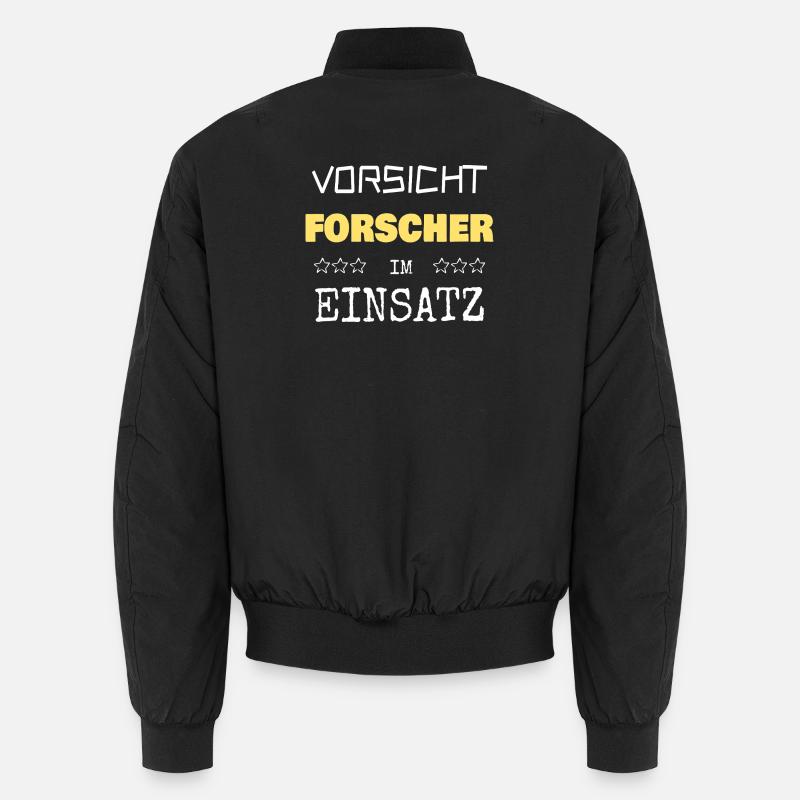 Vocation Researcher - Unisex Bomber Jacket - black
