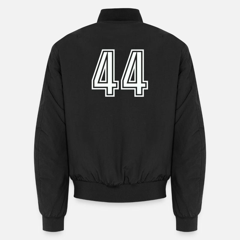 44 - Unisex Bomber Jacket - black