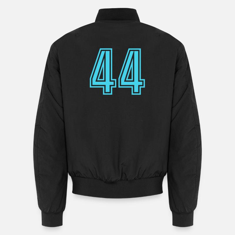 44 - Unisex Bomber Jacket - black