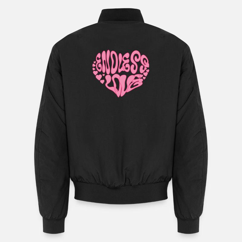 Endless Love – Herz Unisex Bomberjacke