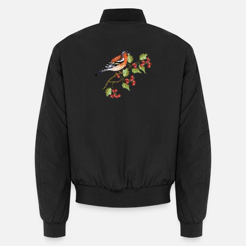 Bunter Vogel Unisex Bomberjacke