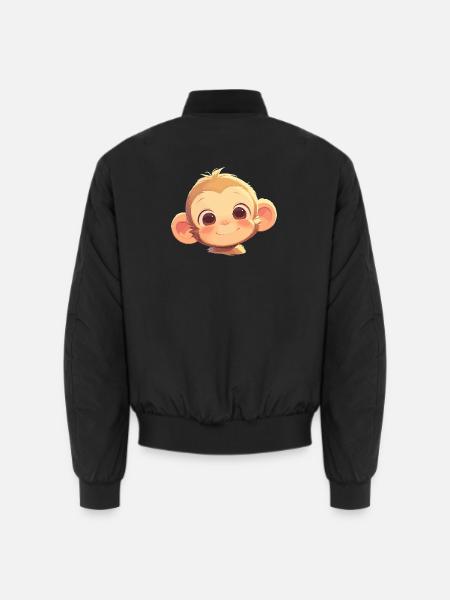 Macaque Macaque - Bomber unisexe - noir