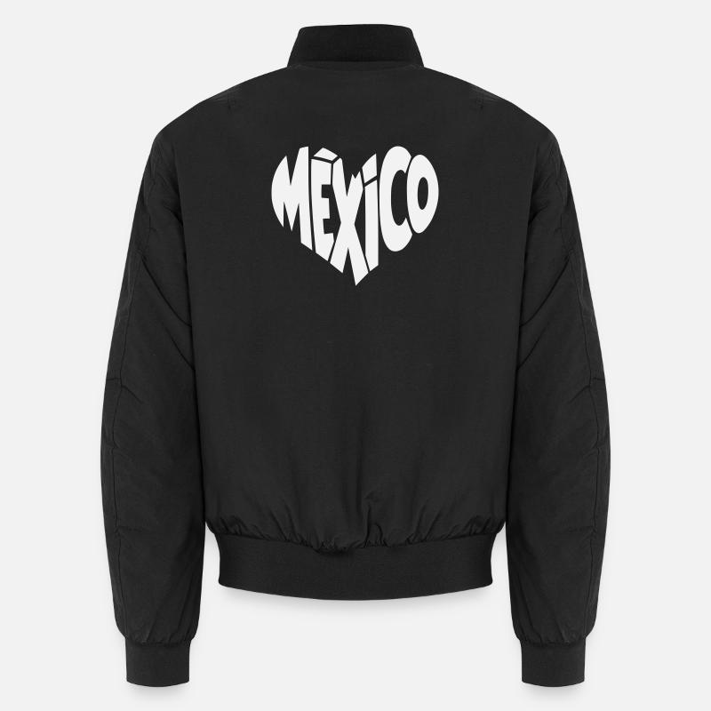Cœur de Lettrage du Mexique Bomber unisexe