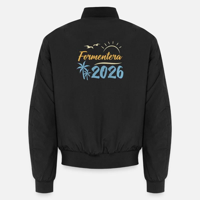 Formentera 2026 - Bomber unisexe - noir