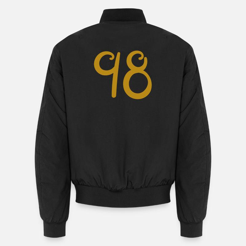 98 - Bomber unisexe - noir