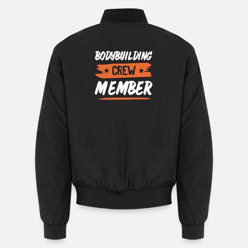 Équipe de culturisme - Bomber unisexe - noir