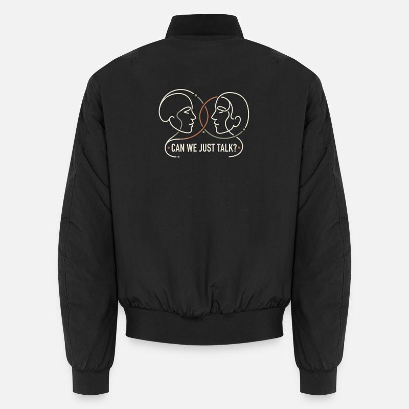 Gegen Spaltung - Unisex Bomberjacke - Schwarz