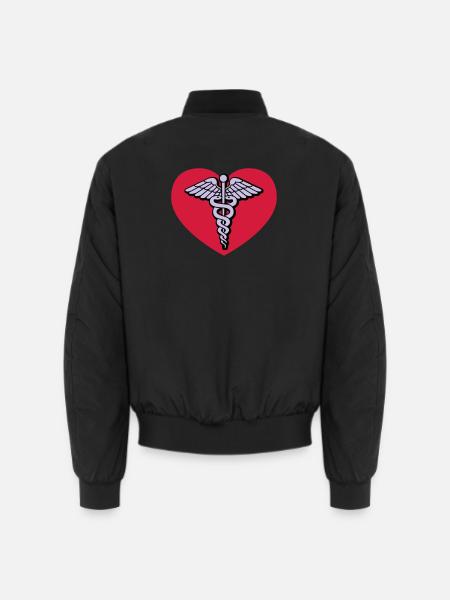 Doctor of love - Unisex Bomber Jacket - black