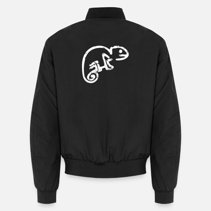chameleon kreide - Unisex Bomberjacke - Schwarz