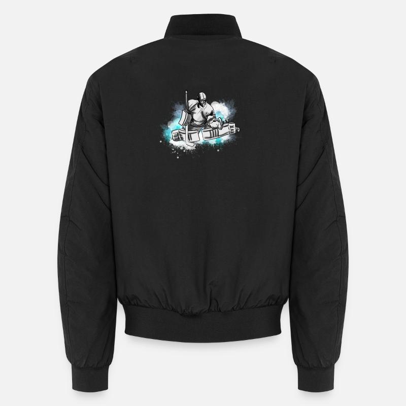 Hockey - Unisex Bomber Jacket - black