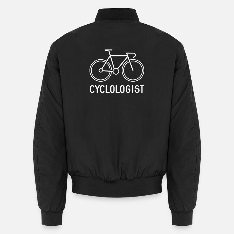 Cyclologist - Unisex Bomber Jacket - black