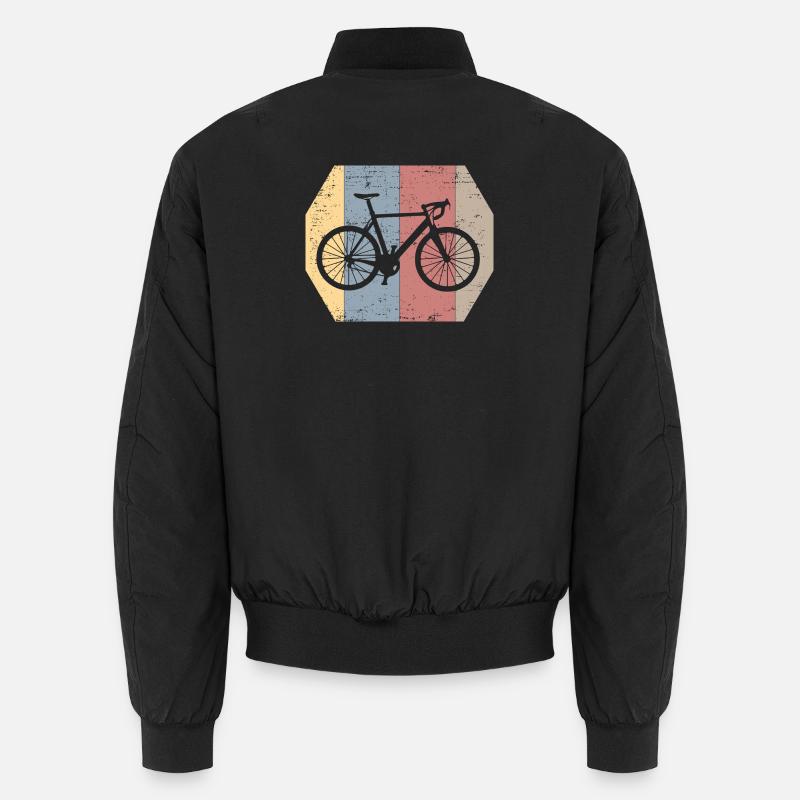 Fahrrad - Unisex Bomberjacke - Schwarz