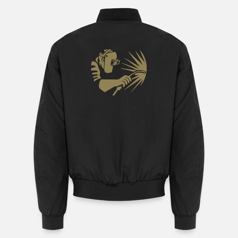 Schweißer Design Schweißer Geschenkideen Unisex Bomberjacke