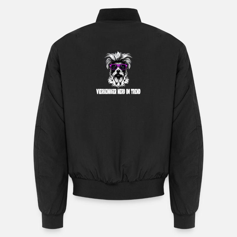Conception pour chien - Bomber unisexe - noir