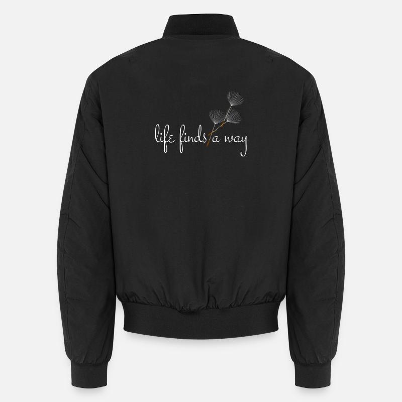 Life finds a way - Dandelion Unisex Bomber Jacket