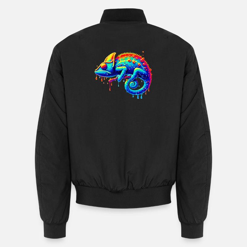 Caméléon - Bomber unisexe - noir
