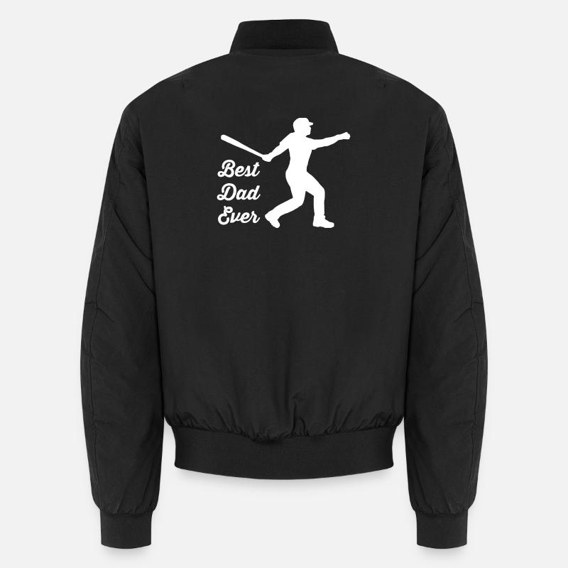 Baseball - Unisex Bomber Jacket - black