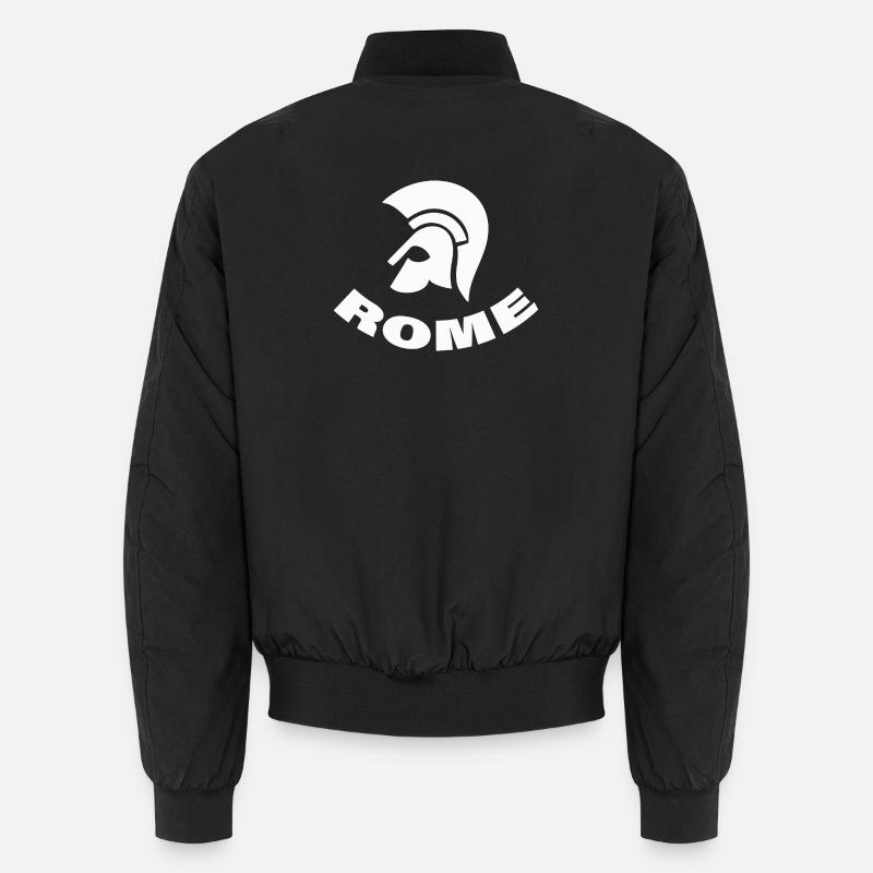 ROME - Unisex Bomberjacke - Schwarz