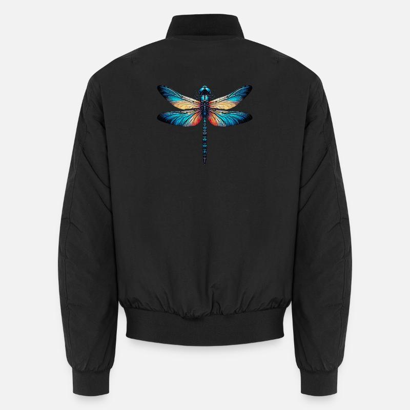 Libelle - Unisex Bomberjacke - Schwarz