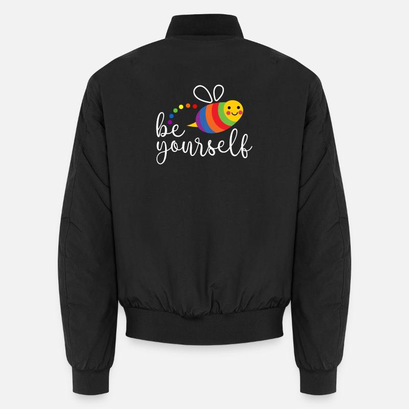 LGBTQ Pride Month - Be Yourself Unisex Bomber Jacket