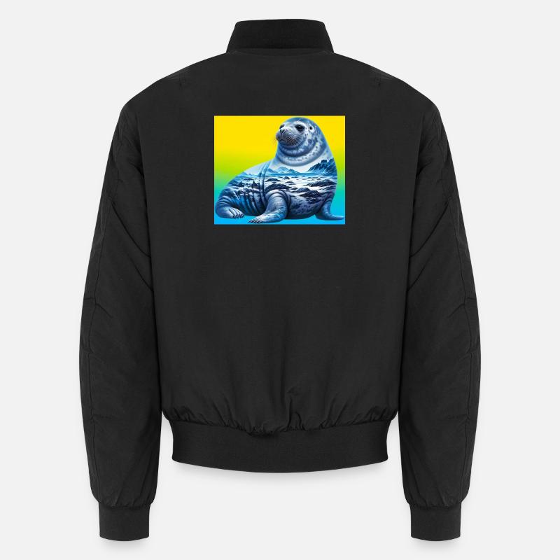 Siegel - Unisex Bomberjacke - Schwarz