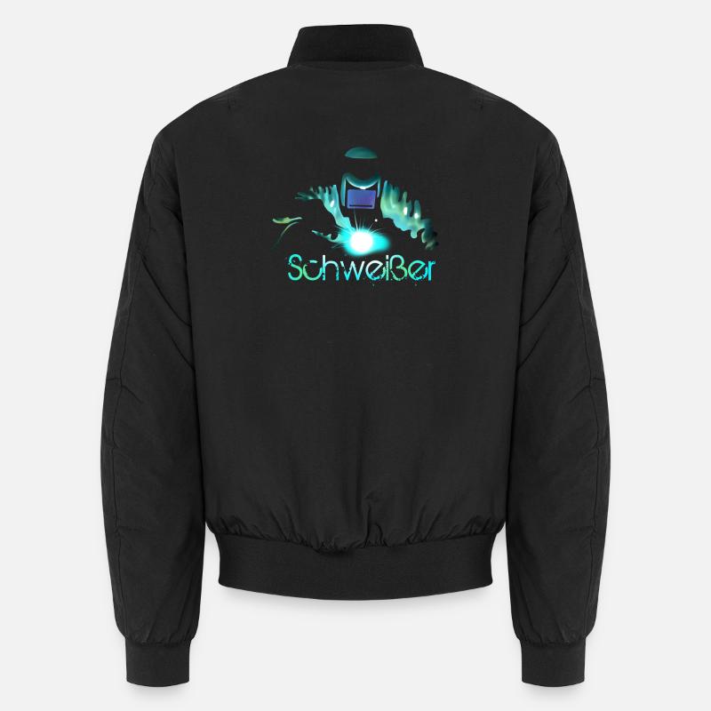 welder - Unisex Bomber Jacket - black