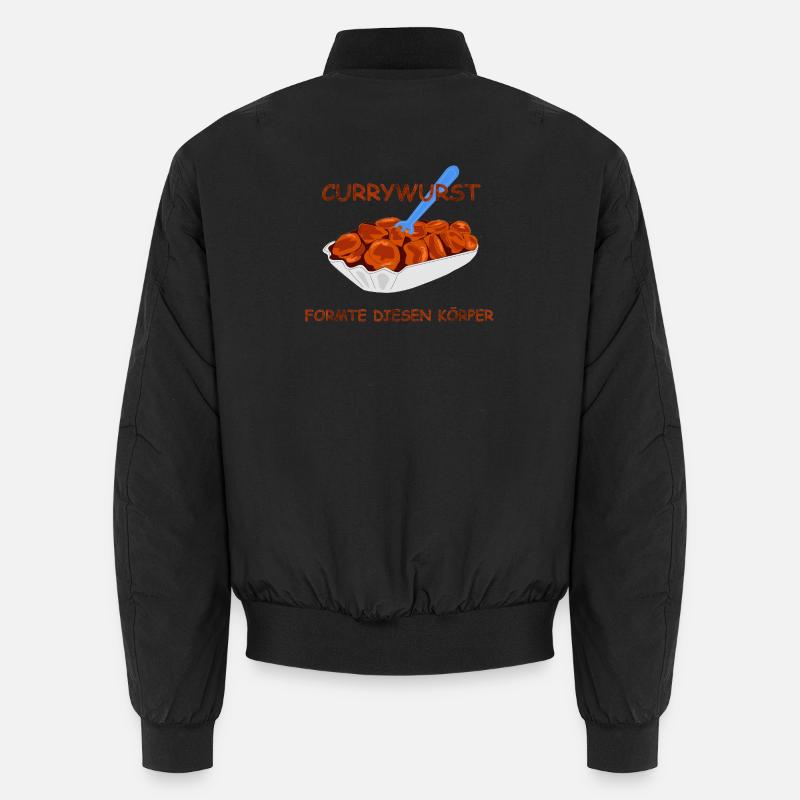Currywurst - Unisex Bomber Jacket - black