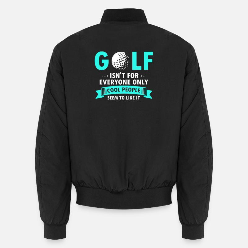 Golf Humor Cool People Love This Game Unisex Bomberjacke