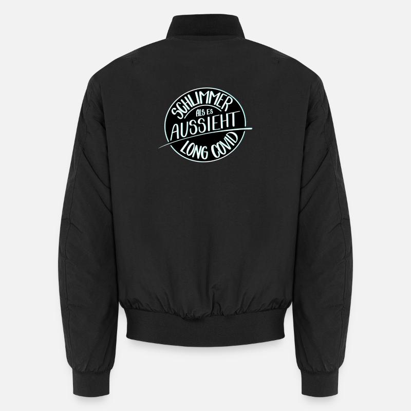 Schlimmer als es aussieht, Long Covid Unisex Bomberjacke